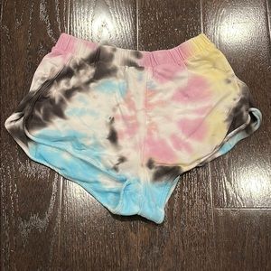 Tie dye shorts